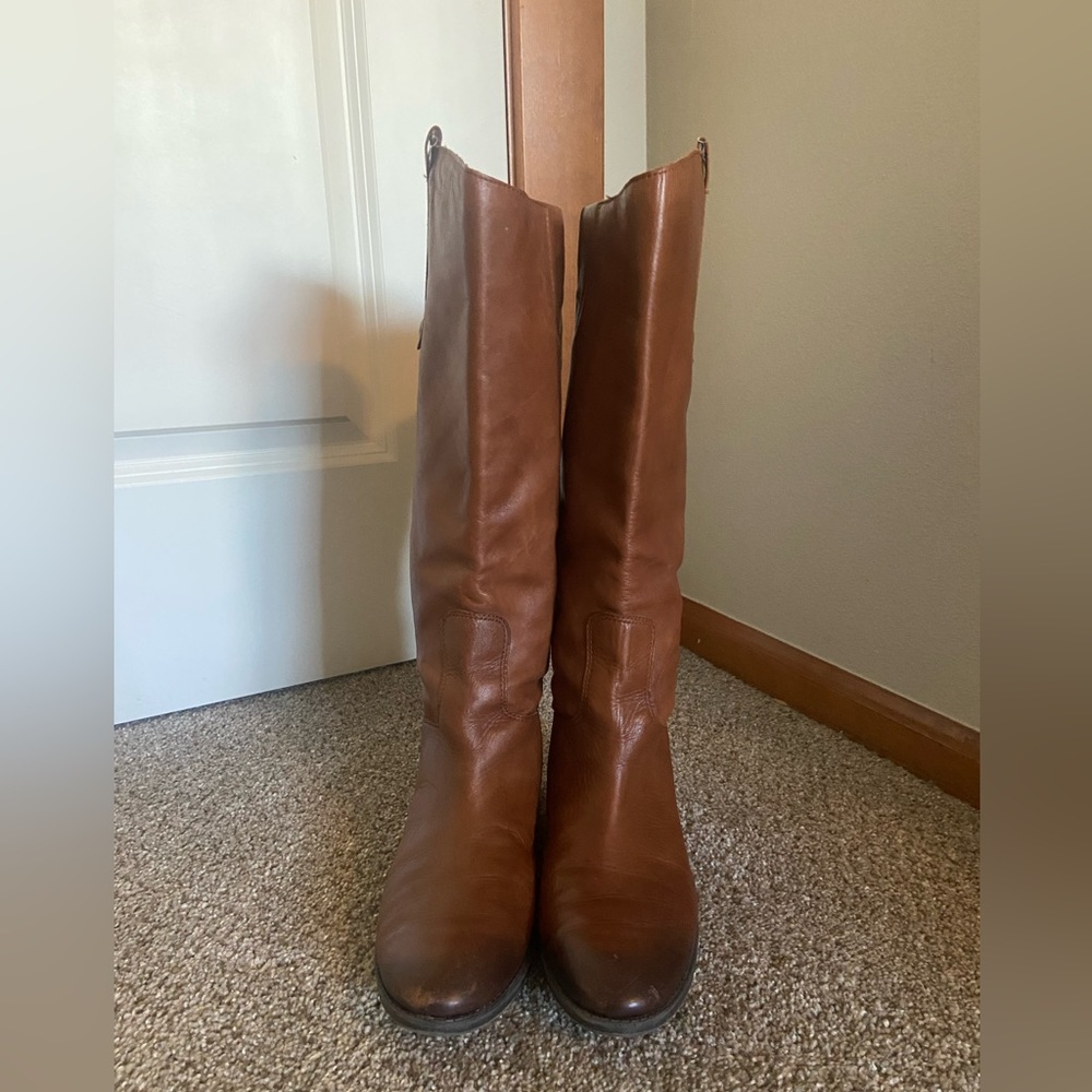 Penny Leather Riding Boots - Picture 2 of 8